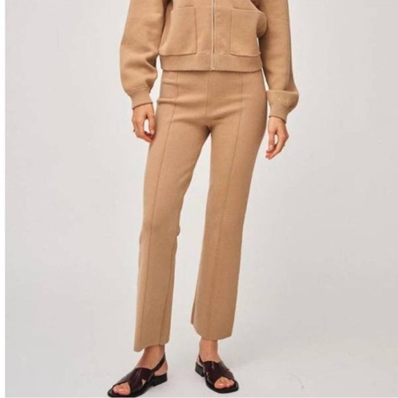 White + Warren Tan Straight Leg Pants - Picture 3 of 10